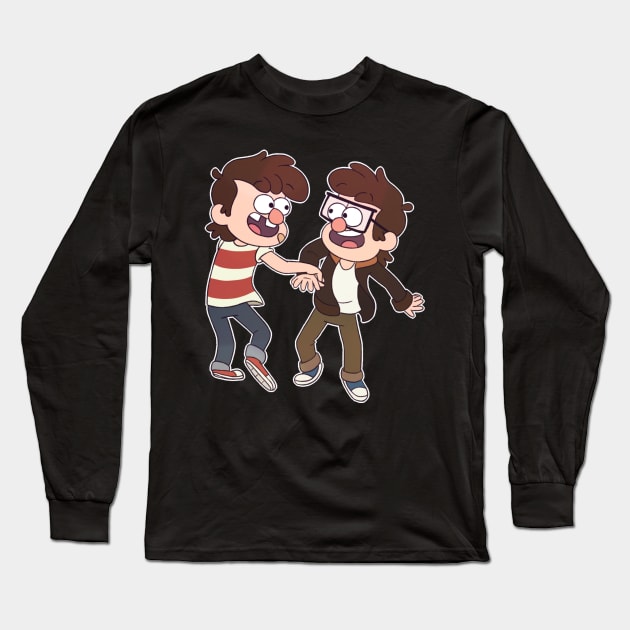 Dance Twins Classic Long Sleeve T-Shirt by archervale